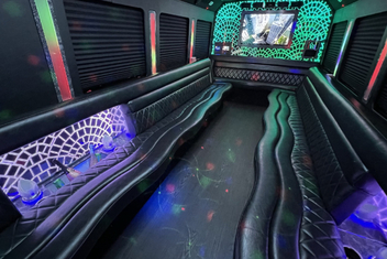 Lafayette Limo Bus Interior