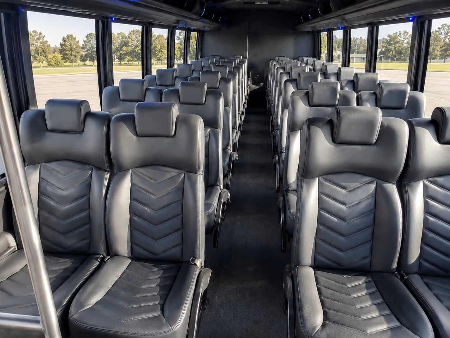 20 passenger minibus interior