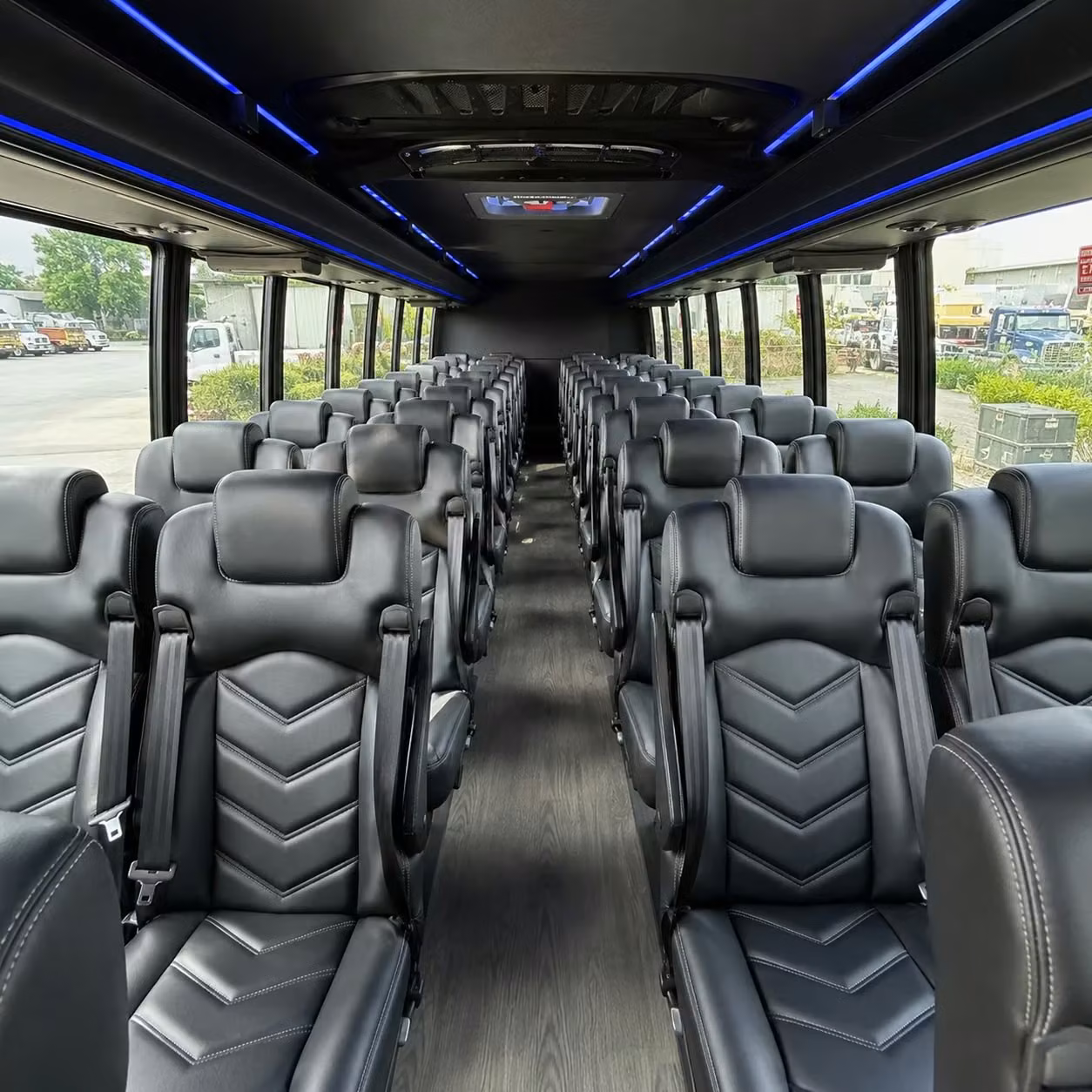 35 passenger minibus inside