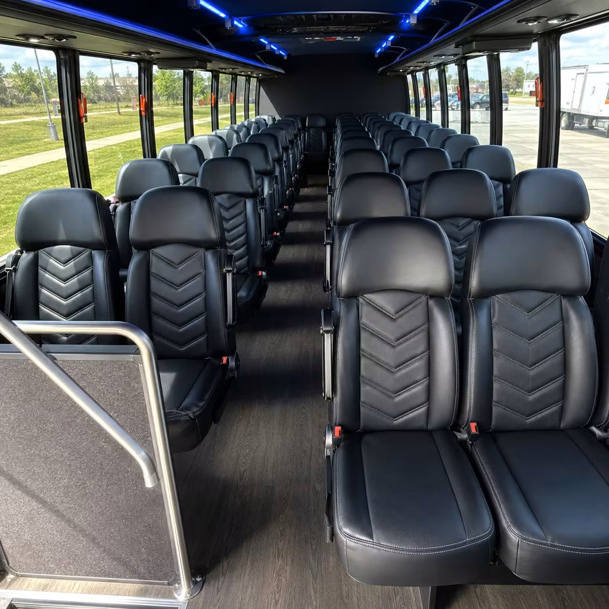 35 passenger minibus interior