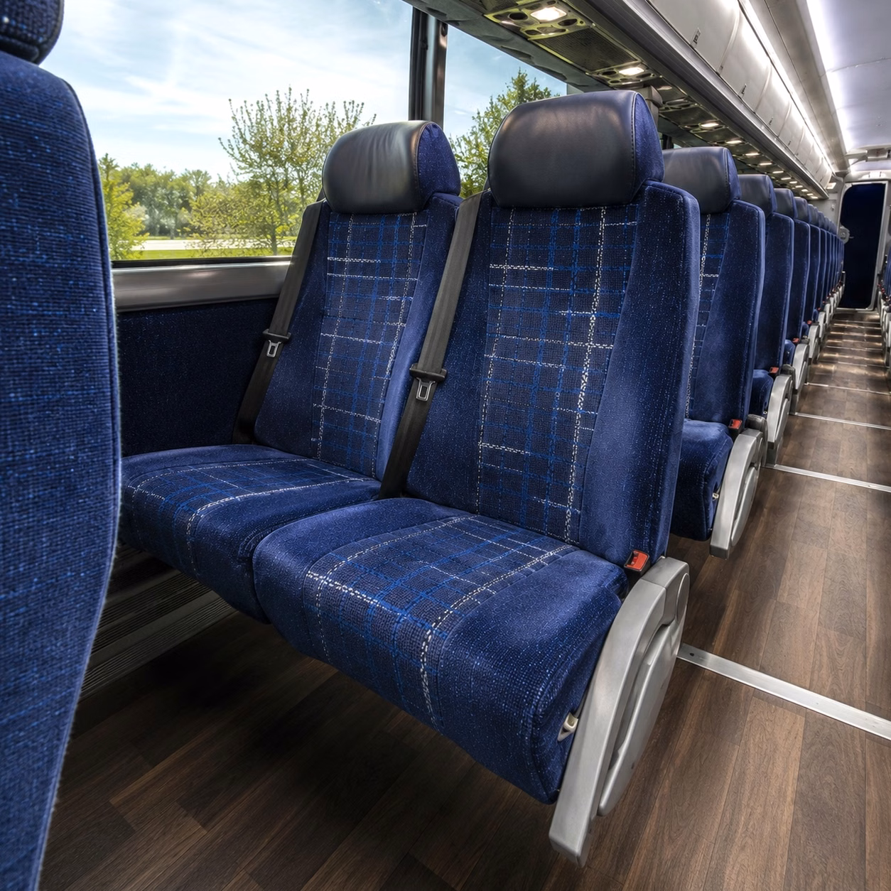 lafayette charter bus interior