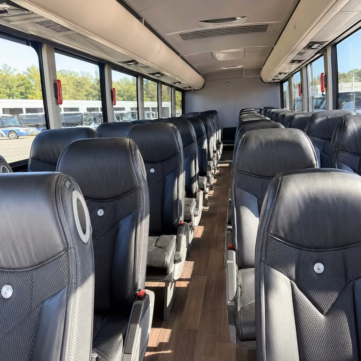 lafayette charter bus rental inside